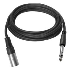 XLR M - Stereo Jack  6.35mm