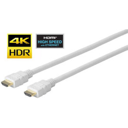Pro HDMI Cable White 7.5m