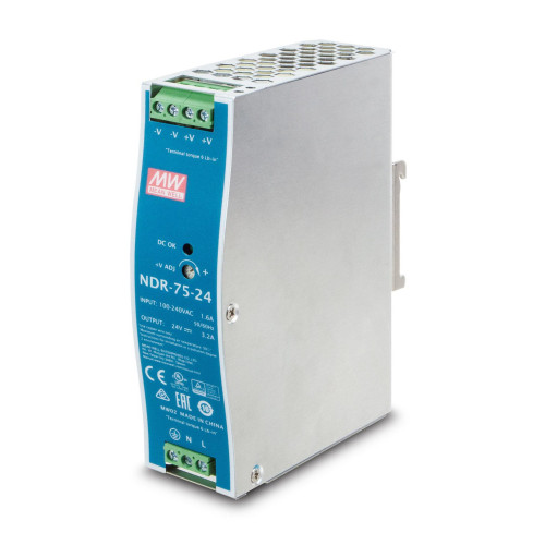 24V, 75W Din-Rail Power Supply