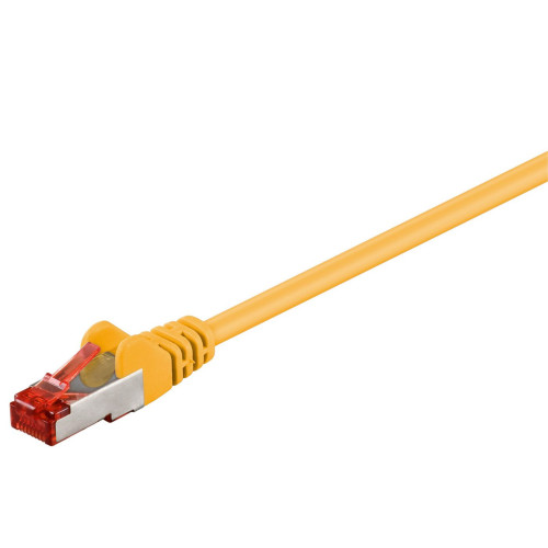 S/FTP CAT6 0.15m Yellow LSZH