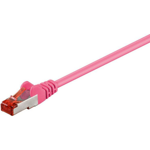 S/FTP CAT6 10m Pink LSZH