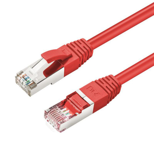 S/FTP CAT6 15m Red LSZH