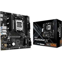 A620AM-X WIFI AMD AM5 Socket Supports Ryzen 9000-8000-7000 DDR5 8000 Plus OC PCIe 4.0 2.5G LAN BIOS Flashback Micro-ATX Motherboard