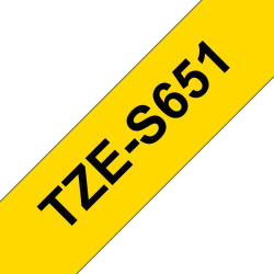 Tape Black on Yellow 24mm