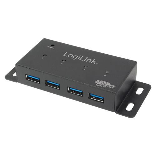 USB 3.0 Hub, 4-port, metal,