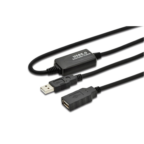 Active USB 2.0 ext. cable, 15m