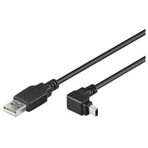 USB A - Mini USB Angled B 5P