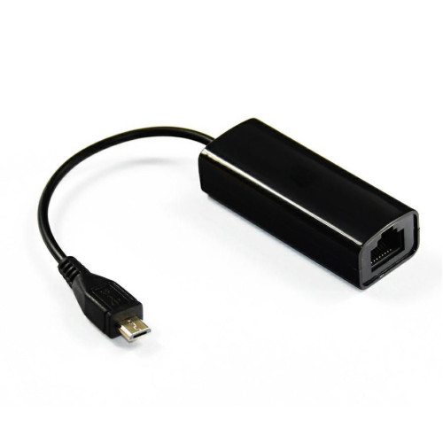USB MICRO to Ethernet, Black