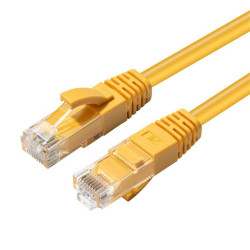 U/UTP CAT6 0.3M Yellow LSZH