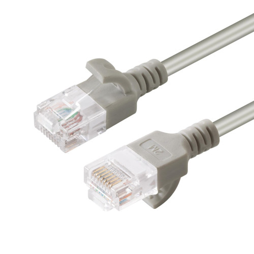 U/UTP CAT6 0.5M Grey Slim