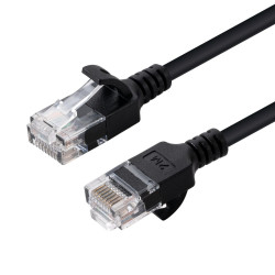 U/UTP CAT6 0.5M Black Slim