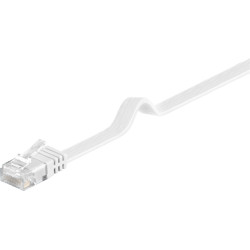 U/UTP CAT6 1.5M White Flat
