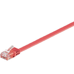 U/UTP CAT6 1M  Red Flat