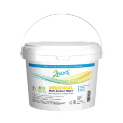 2Work Disinfectant Virucidal Multi Surface Wipes Pack of 400 2W07536
