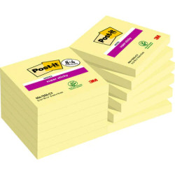 3M 654-SSCY-P8+4 note paper Square Yellow 90 sheets Self-adhesive