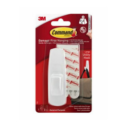 3M 7100134221 home storage hook Indoor Utility hook White 1 pc(s)