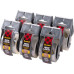 Scotch Box Lock Shipping Packaging Tape with Dispensers  Clear  1.88 in x 22.2 yds  6 Pack