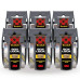 Scotch Box Lock Shipping Packaging Tape with Dispensers  Clear  1.88 in x 22.2 yds  6 Pack