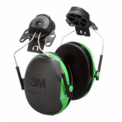 3M PELTOR Helmet Attached Earmuffs X1P3E, 10/Case Protective helmet earmuff