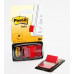 3M I680-1 self-adhesive label Rectangle Removable Red 50 pc(s)
