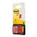 3M I680-1 self-adhesive label Rectangle Removable Red 50 pc(s)