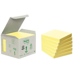 3M 6541B note paper Square Yellow 100 sheets Self-adhesive