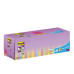 3M Post-it note paper Square Blue, Green, Orange, Pink, Yellow 100 sheets Self-adhesive