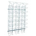 Chrome Wire Wall Literature Rack with 21 A4 Sized Compartments