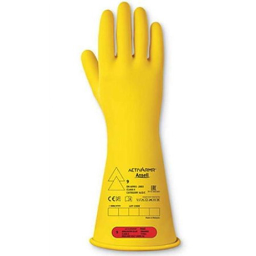 ActivArmr® RIG014Y Electrical Insulating Gloves Class 0 Yellow  14  Long Size 10