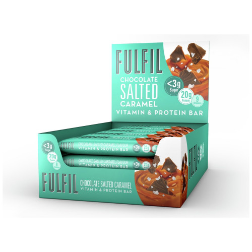 Fulfil Salted Caramel Protein and Vitamin Bars 15 x 55g