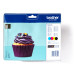 Brother LC-123VALBP ink cartridge 4 pc(s) Original Black, Cyan, Magenta, Yellow