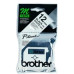 Brother Labelling Tape - 12mm, Black/White, Blister label-making tape M