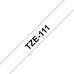 Brother TZE-111 label-making tape Black on transparent