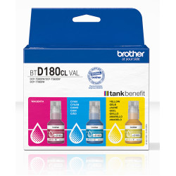Brother BTD180CLVAL Coloured Multipack Ink Bottles