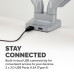 Fellowes Platinum Series Dual Monitor Arm - Monitor Mount for Two 8KG 40 Inch Screens - Adjustable Dual Monitor Desk Mount - Tilt 45° Pan 180ᵒ Swivel 360ᵒ Rotation 360ᵒ, VESA 75 x 75/100 x 100 - Silver
