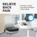 Fellowes Seat Cushion for Office Chair Breyta Comfort Seat Cushion with Coccyx Cut Out