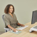 Fellowes Wrist Rest Breyta Palm Rest with Antibacterial Protection Ergonomic Wrist Support Sage