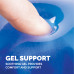 Fellowes Mouse Mat Wrist Support - Crystals Gel Mouse Pad with Non Slip Rubber Base - Ergonomic Mouse Mat for Computer, Laptop, Home Office Use - Compatible with Laser and Optical Mice - Blue