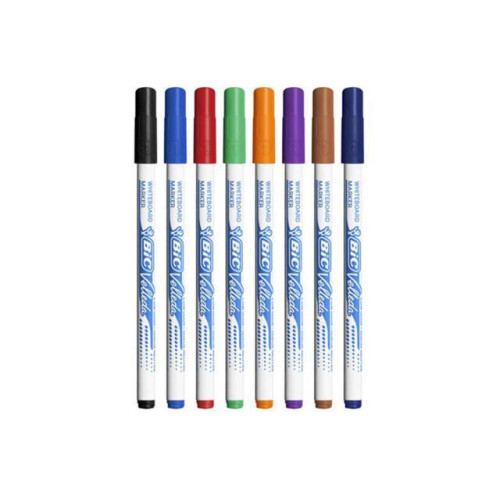 BIC® Velleda 1721 Whiteboard Markers Assorted Wallet 8