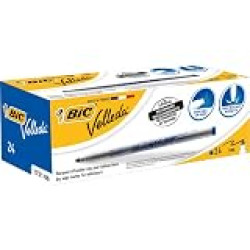Bic Velleda Whiteboard 1721 Pocket Bullet Cetone Marker 1.5mm Blue Box 24