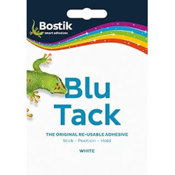 1 x Bostik Blu Tack Mastic Adhesive Putty Non Toxic White 60g 801127 (B00AZ17U3E)