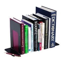 MMF Industries 9-Inch Non-Skid Base Steel Bookends, Pair (241009104) (B00006IC9V)