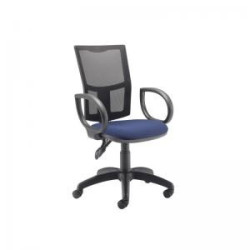 Lumo Mesh Chair with Fixed Arms Royal Blue SF1783866 BNR1783866