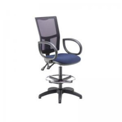Lumo Mesh Chair Fixed ArmsDraughtsman Kit Royal Blue SF1807126