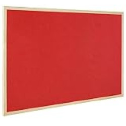 Bq04071 Bioffice Memo Cork Board Red 600x900mm X1