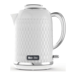 Breville Curve Electric 3kW Kettle 1.7L Capacity Fast Boil White &