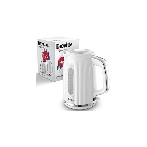 Breville Bold Textured Plastic 1.7L Kettle White, White