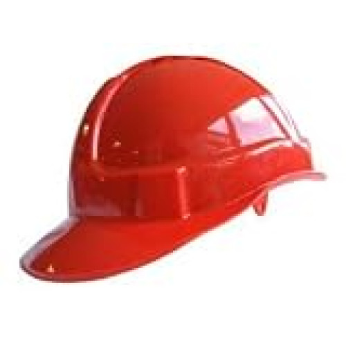 B-Brand Economy Vented Safety Helmet Red