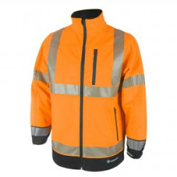 Beeswift High Visibility Two Tone Softshell Orange Black M