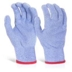 Beeswift Glovezilla Cut Resistant Food Safe Glove Blue XL Pair GZ10BXL